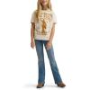 Wrangler Lainey Wilson Girl’s Call A Cowboy Tee Shirt(Buzzards & Tumbleweeds)