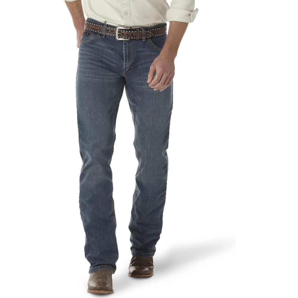 imageWrangler Mens 20X 02 Competition Advance Comfort JeansBarrel